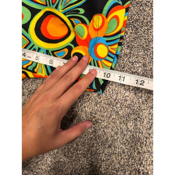 Loudmouth Golf Shorts Fits Men Black Bold Paisley Floral Geometric Sz 36 EUC - Picture 7 of 7